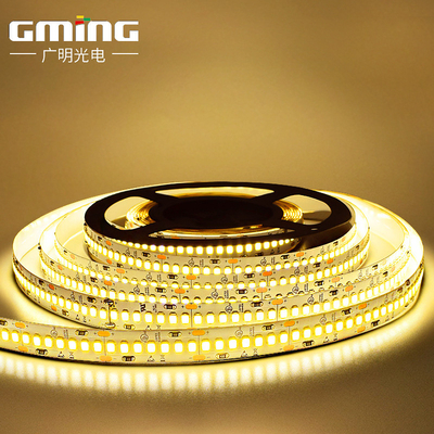 240 LEDs SMD 2835 LED স্ট্রিপ উচ্চ উজ্জ্বলতা উষ্ণ আলো কম ভোল্টেজ