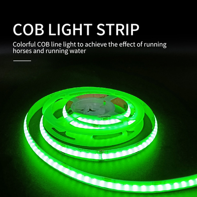 বাড়ির জন্য জলরোধী COB LED স্ট্রিপ লাইট 12V 5W রিমোট কন্ট্রোল ডিমিং