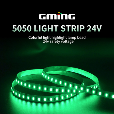 RGB রঙিন SMD 5050 LED স্ট্রিপ লাইট বার ডিসপ্লে ক্যাবিনেট/সিঁড়ির জন্য নমনীয়