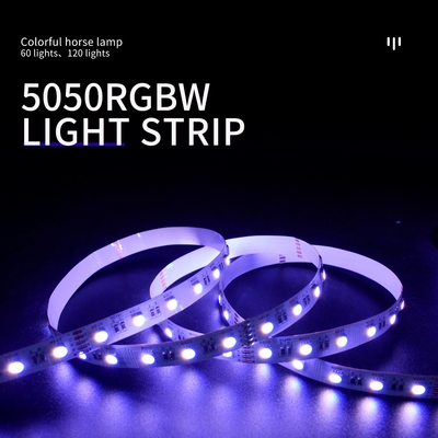 বায়ুমণ্ডলের রঙ SMD RGB LED স্ট্রিপ লাইট বার DC12V ফোর ইন ওয়ান