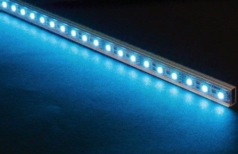 হাইড্রফিলিক এসএমডি আরজিবি LED স্ট্রিপ লাইট অ্যালুমিনিয়াম শারীরিক উপাদান 10 মিমি পিসিবি প্রস্থ