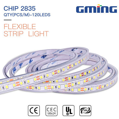 1600lm 120LEDs / M 2835 24V 12W রঙ পরিবর্তনশীল LED স্ট্রিপ
