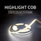 4 মিমি প্রস্থের COB LED স্ট্রিপ লাইট ব্যাটারি চালিত মাল্টি কালার